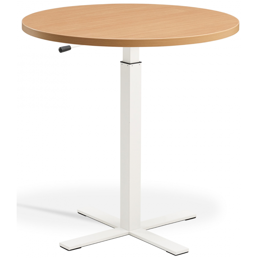 Boost Gas Lift Single Leg Table for Round Tops